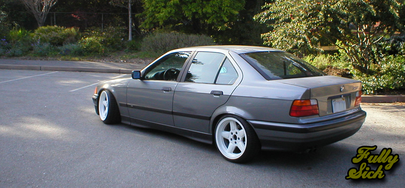 Tags 3Series 4Door American BMW E36 Euro Stance